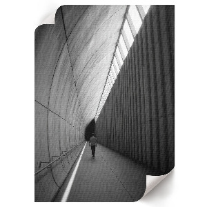 Plagát do izby Osamelá cesta