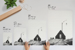 Plagát do obývačky Minimalistická krajina