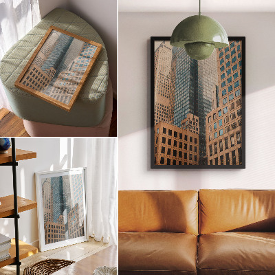 Poster na stenu Mestská architektúra