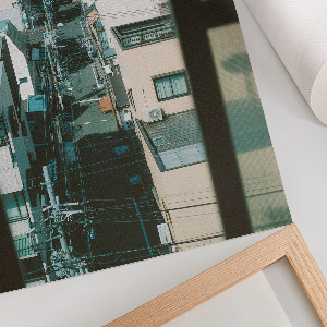 Retro plagát Panoráma mesta