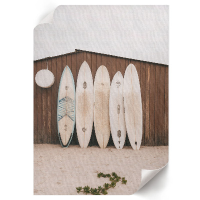 Plagát do obývačky Surfovacie dosky