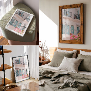 Plagát do izby Fasáda domu