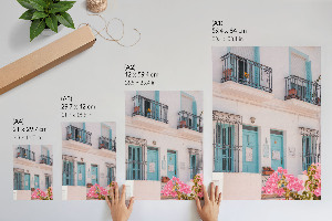 Plagát do izby Fasáda domu