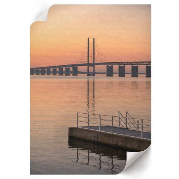 Retro plagát Pokojný most