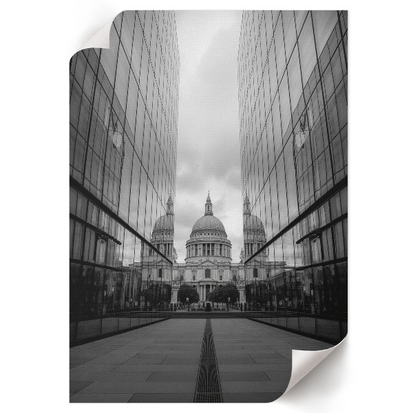 Poster na stenu Zrkadlové budovy