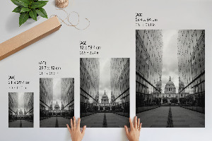 Poster na stenu Zrkadlové budovy