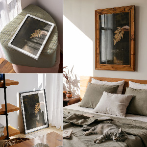 Plagát do izby Papraď a voda