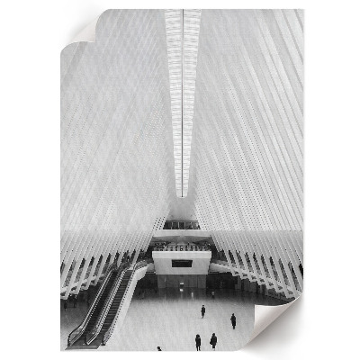 Retro plagát Futuristická architektúra