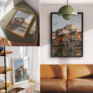 Plagát do obývačky Mestské čaro