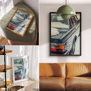 Plagát do izby Zimné auto