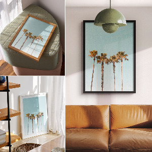 Plagát do obývačky Tropické palmy