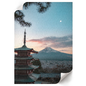 Retro plagát Večer v Ázii