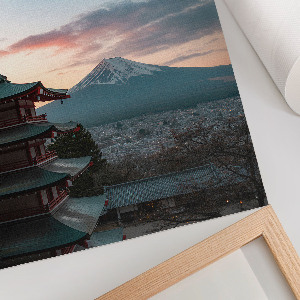 Retro plagát Večer v Ázii