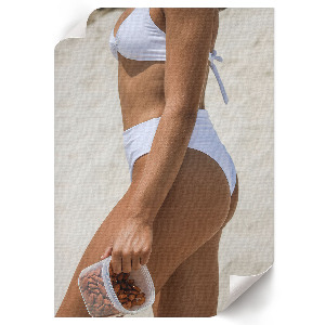 Plagát do izby Žena na pláži