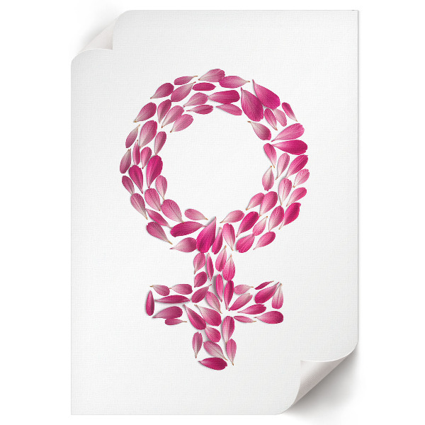 Plagát do izby Kvetinová ženskosť