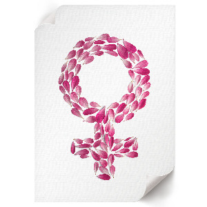 Plagát do izby Kvetinová ženskosť