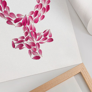 Plagát do izby Kvetinová ženskosť