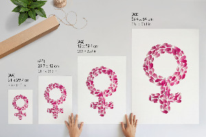 Plagát do izby Kvetinová ženskosť