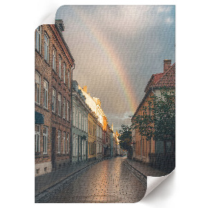 Plagát do obývačky Farebná ulica