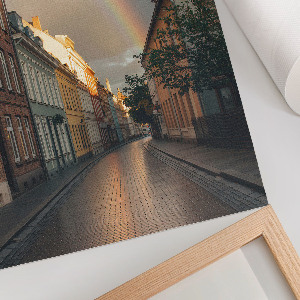 Plagát do obývačky Farebná ulica