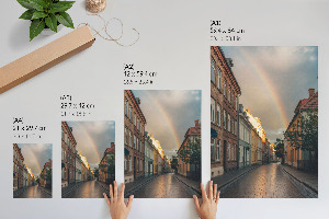 Plagát do obývačky Farebná ulica