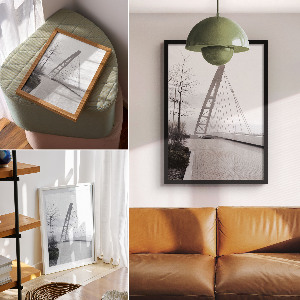 Poster na stenu Sivý most