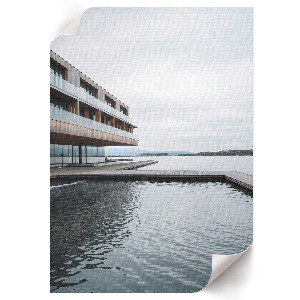 Retro plagát Moderná architektúra