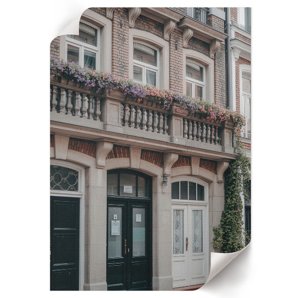 Plagát do obývačky Činžovný dom v meste