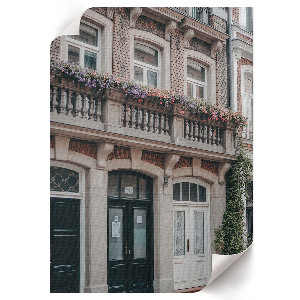 Plagát do obývačky Činžovný dom v meste