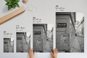 Poster na stenu Čiernobiela ulica