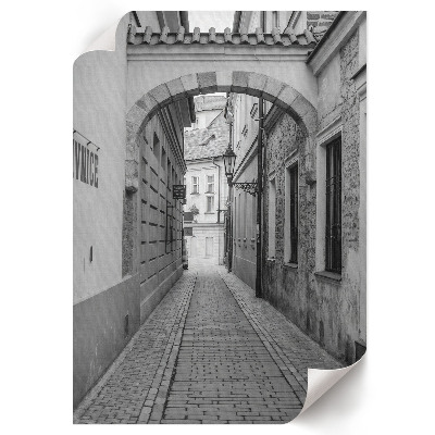 Retro plagát Mestská ulica