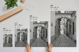 Retro plagát Mestská ulica