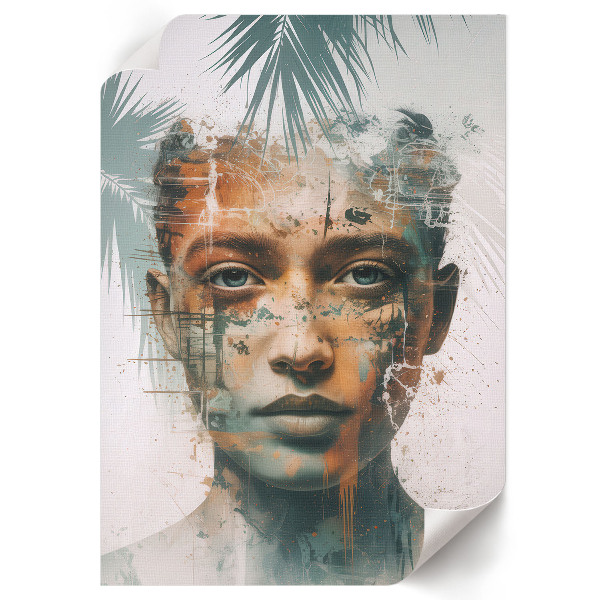 Plagát do izby Tropický portrét