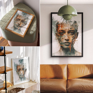 Plagát do izby Tropický portrét