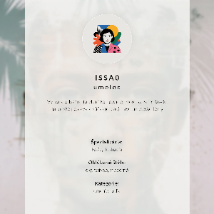 Plagát do izby Tropický portrét