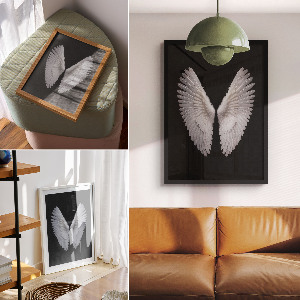 Retro plagát Biele krídla