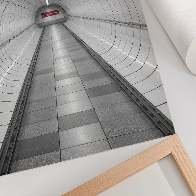 Retro plagát Futuristický tunel
