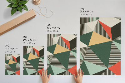 Poster na stenu Geometrické vzory