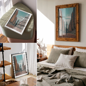 Plagát do izby Jesenná ulička