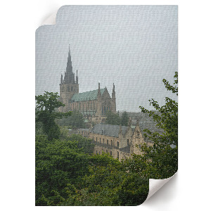 Retro plagát Gotická architektúra