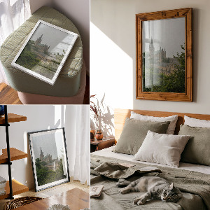 Retro plagát Gotická architektúra