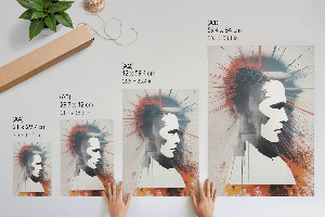 Plagát do izby Geometrická tvár