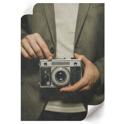 Plagát do obývačky Retro fotoaparát