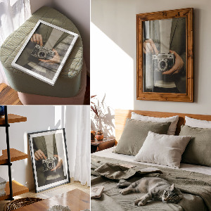 Plagát do obývačky Retro fotoaparát