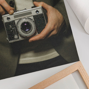 Plagát do obývačky Retro fotoaparát