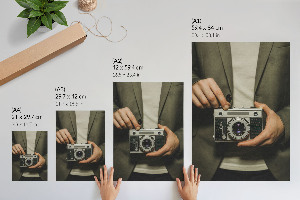 Plagát do obývačky Retro fotoaparát
