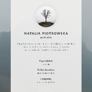 Retro plagát Hmlistá krajina