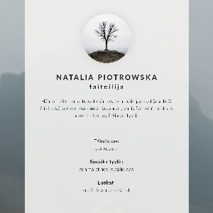 Retro plagát Hmlistá krajina