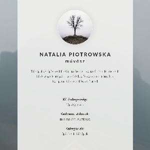 Retro plagát Hmlistá krajina