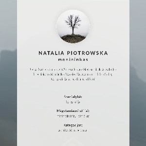 Retro plagát Hmlistá krajina